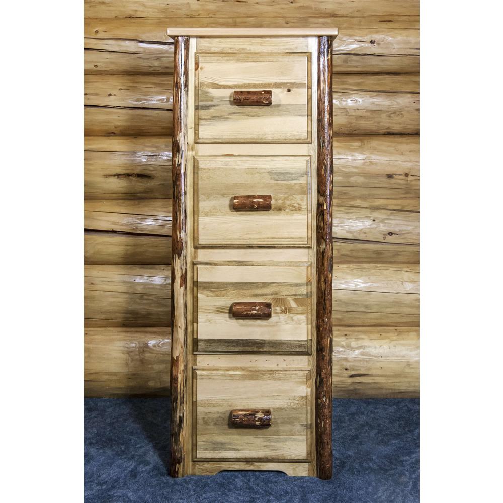 Glacier Country Collection 4 Drawer File Cabinet. Picture 3