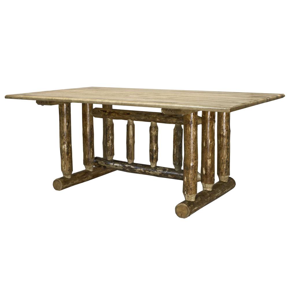 Glacier Country Collection Trestle Based Dining Table. Picture 2