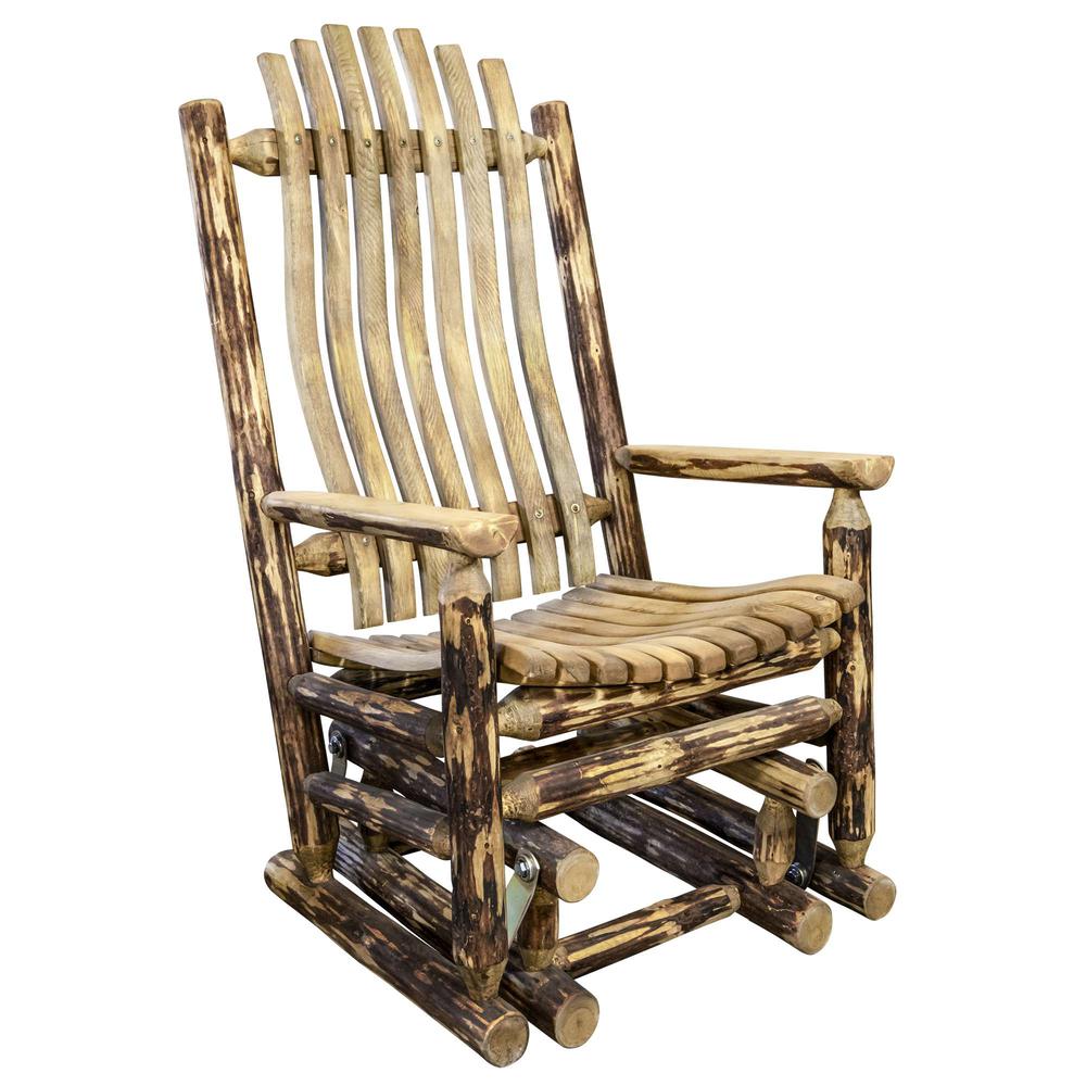 Glacier Country Collection Glider Rocker, Exterior Finish. Picture 1
