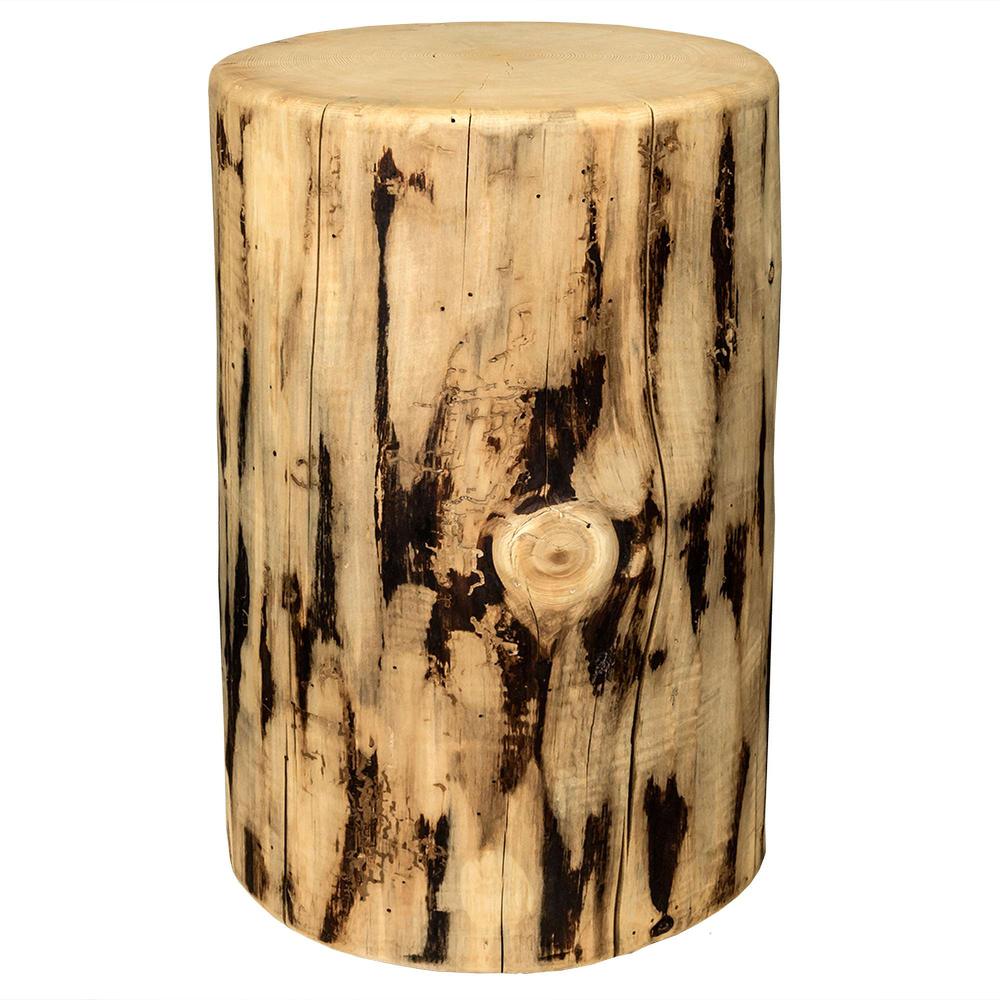 Montana Collection Cowboy Stump, 18 Inch Height, Exterior Finish. Picture 1