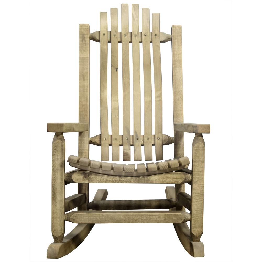 Homestead Collection Adult Rocker, Exterior Stain Finish. Picture 2