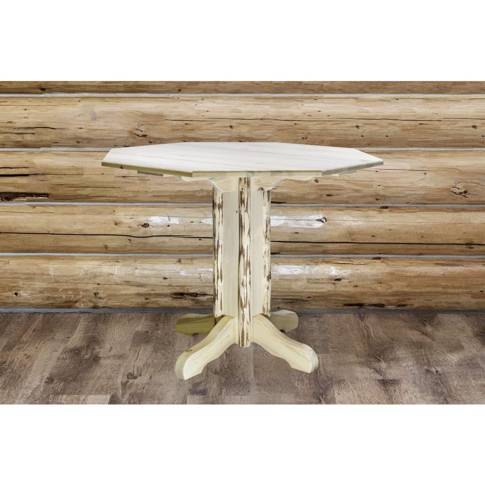 Montana Collection Counter Height Pub Table, Clear Lacquer Finish. Picture 2