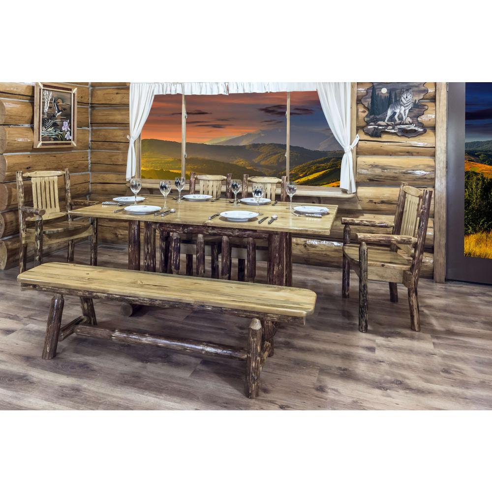 Glacier Country Collection Trestle Based Dining Table. Picture 4