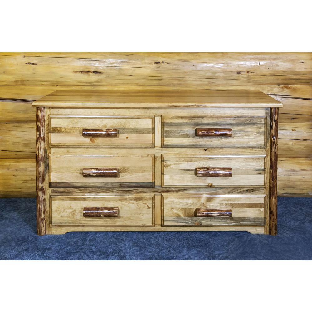 Glacier Country Collection 6 Drawer Dresser. Picture 4