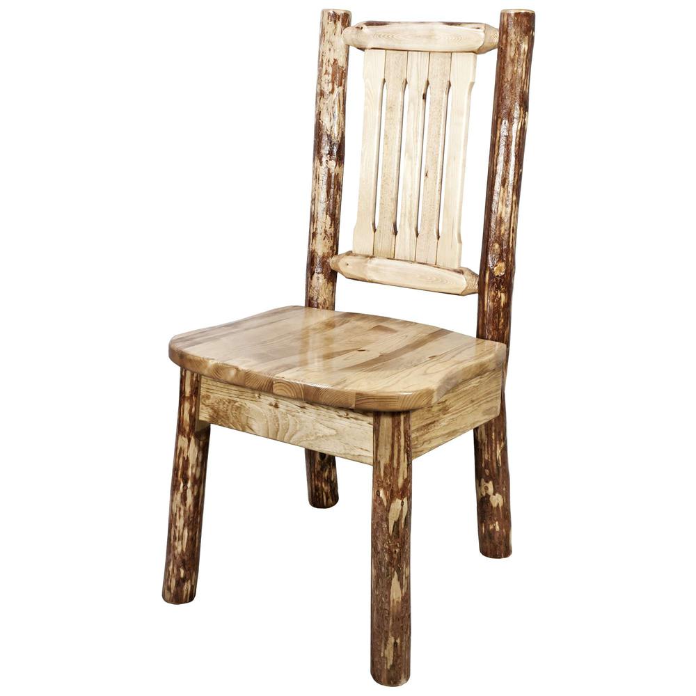 Glacier Country Collection Side Chair w/ Ergonomic Wooden Seat. Picture 2