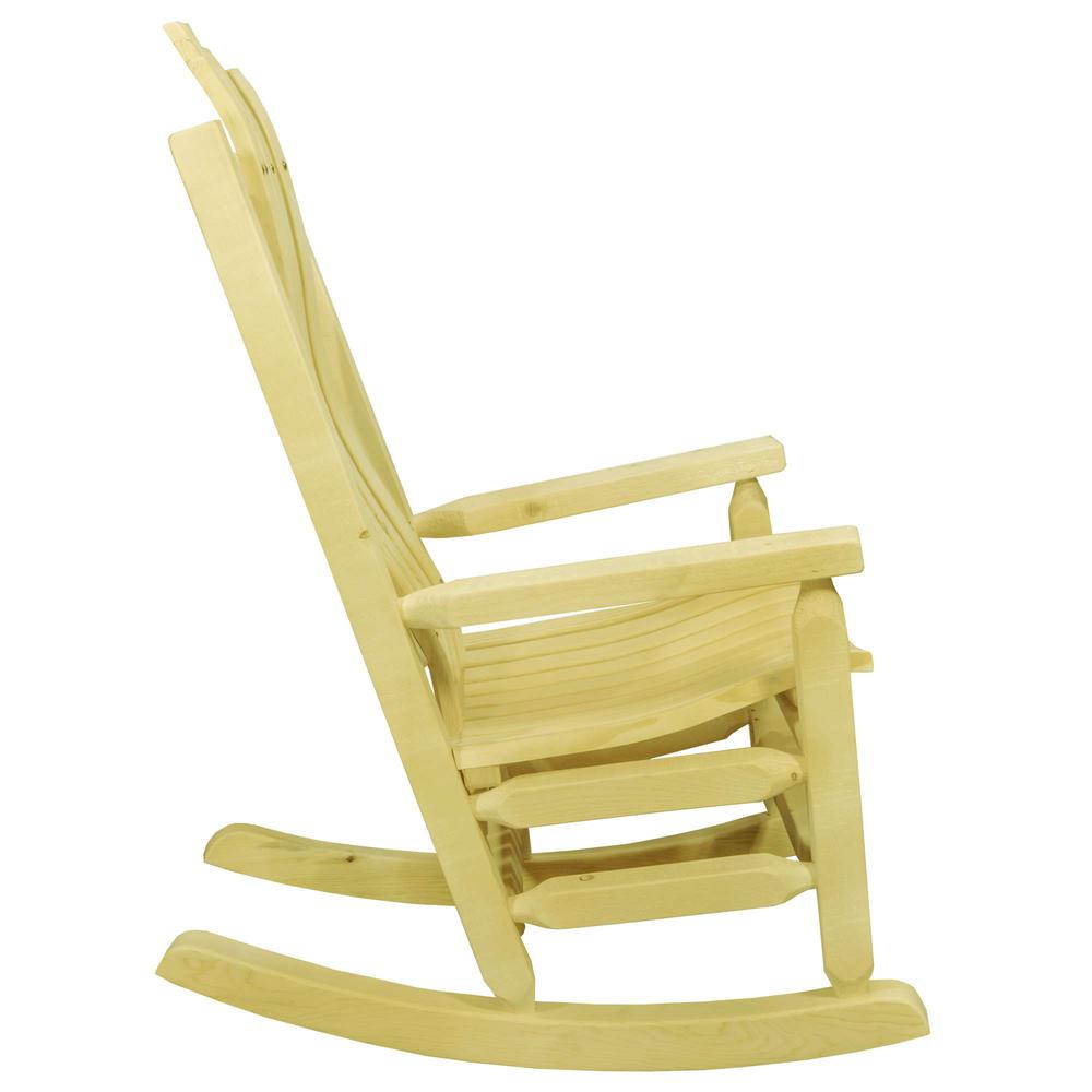 Homestead Collection Adult Rocker, Clear Exterior Finish. Picture 4