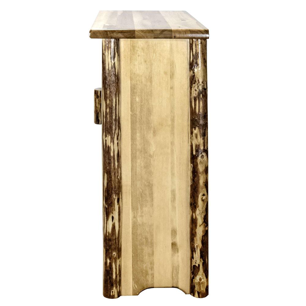 Glacier Country Collection Accent Cabinet w/ Laser Engraved Elk Design, Right Hinged. Picture 5