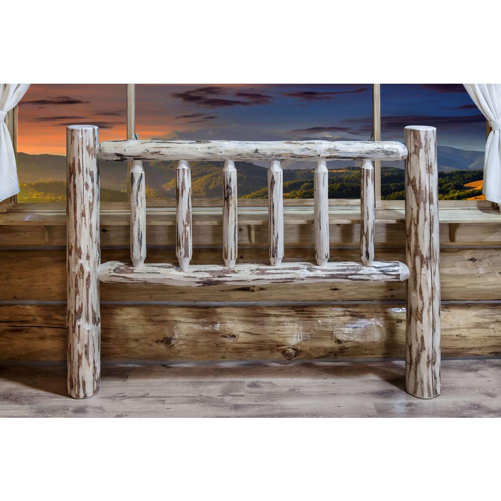 Montana Collection Eastern King Headboard, Clear Lacquer Finish. Picture 4