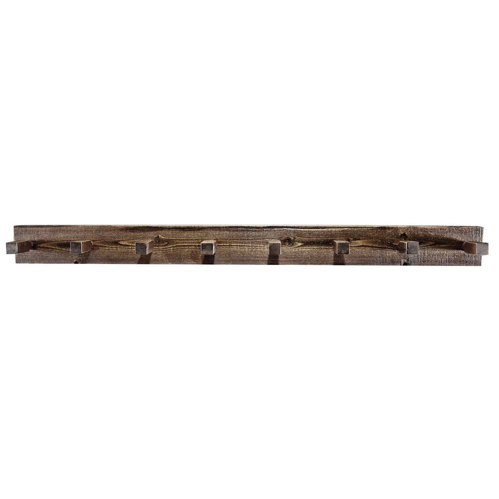 Homestead Collection Coat Rack, 5 Foot, Stain & Clear Lacquer Finish. Picture 1