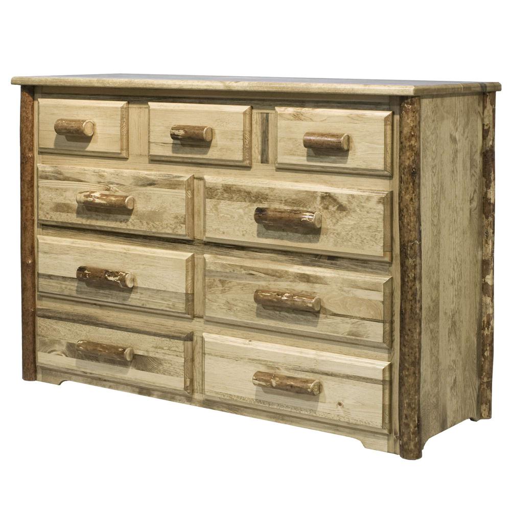 Glacier Country Collection 9 Drawer Dresser. Picture 3