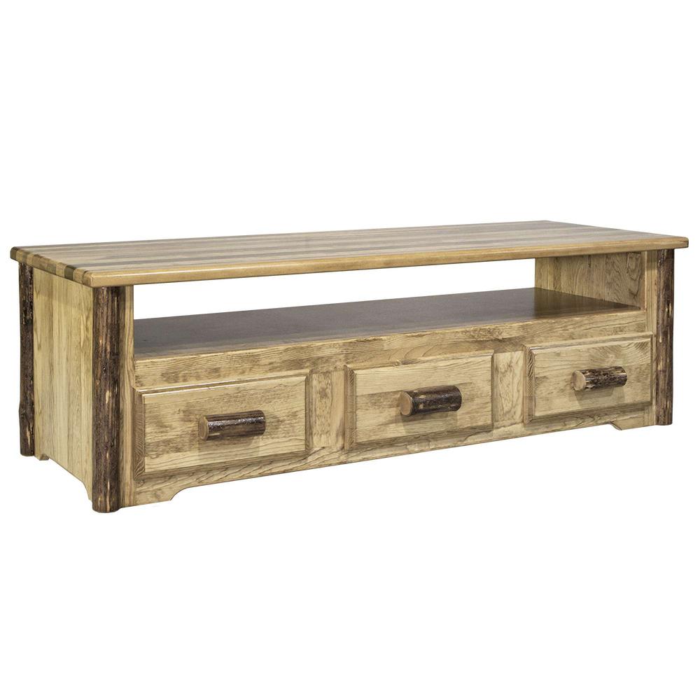 Glacier Country Collection Sitting Chest/Entertainment Center. Picture 1