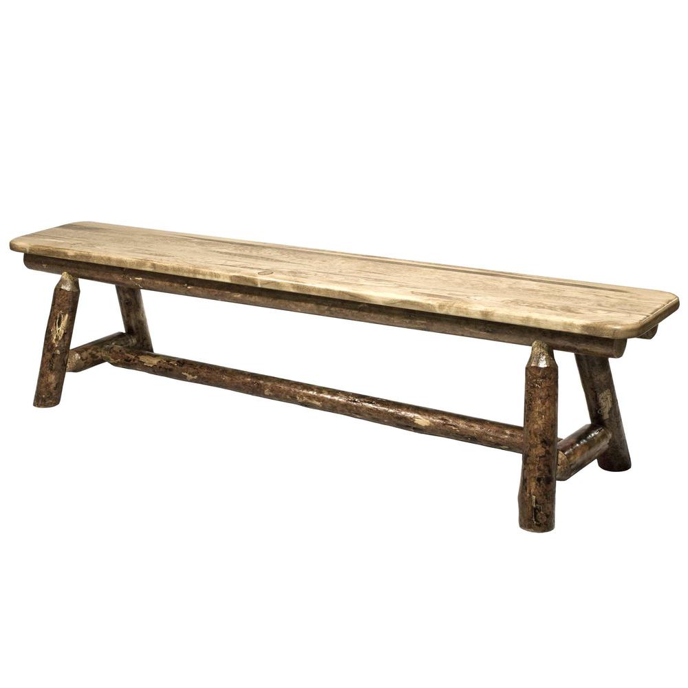 Glacier Country Collection Plank Style Bench, 6 Foot. Picture 2