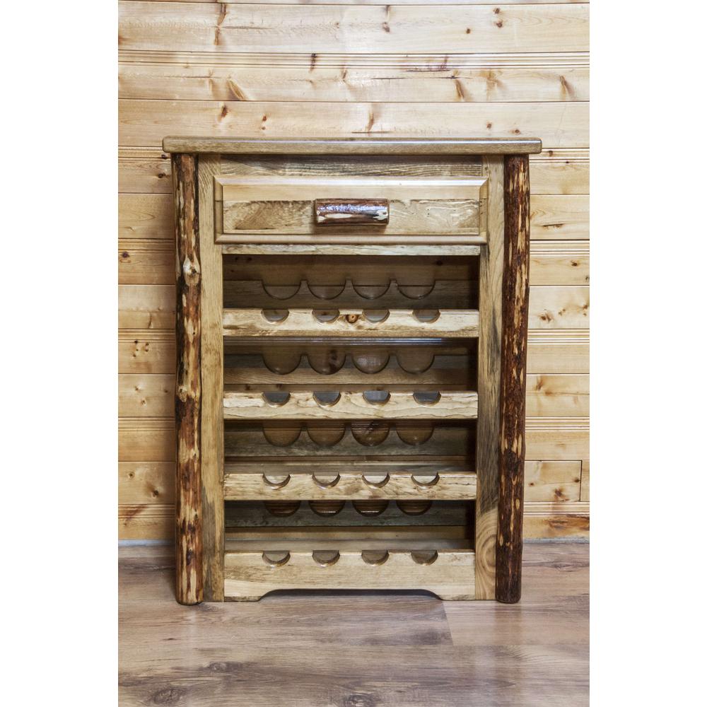Glacier Country Collection Wine Cabinet. Picture 5