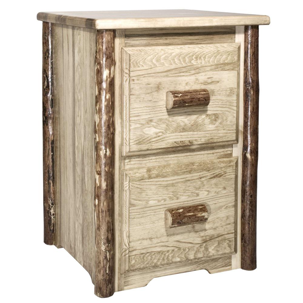 Glacier Country Collection 2 Drawer File Cabinet. Picture 1