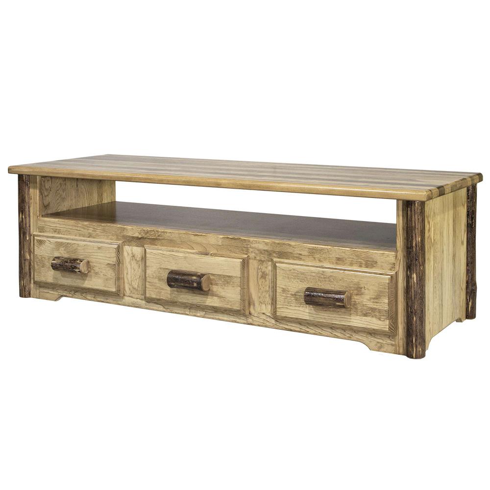 Glacier Country Collection Sitting Chest/Entertainment Center. Picture 5