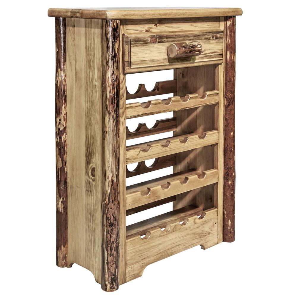 Glacier Country Collection Wine Cabinet. Picture 1