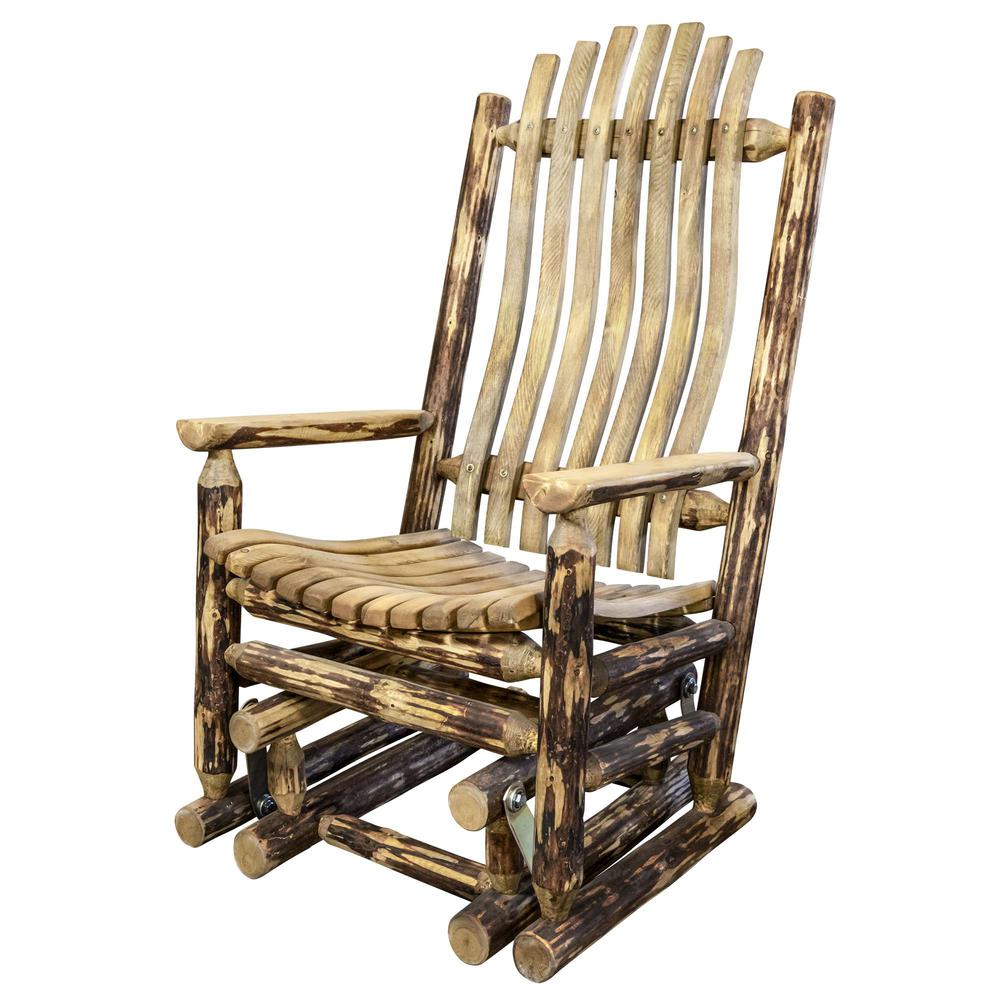 Glacier Country Collection Glider Rocker, Exterior Finish. Picture 3