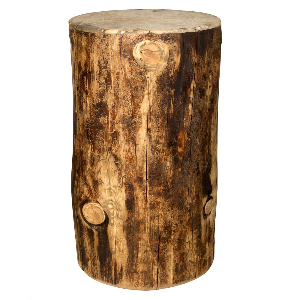 Glacier Country Collection Cowboy Stump, 18" High Casual Seating. Picture 1