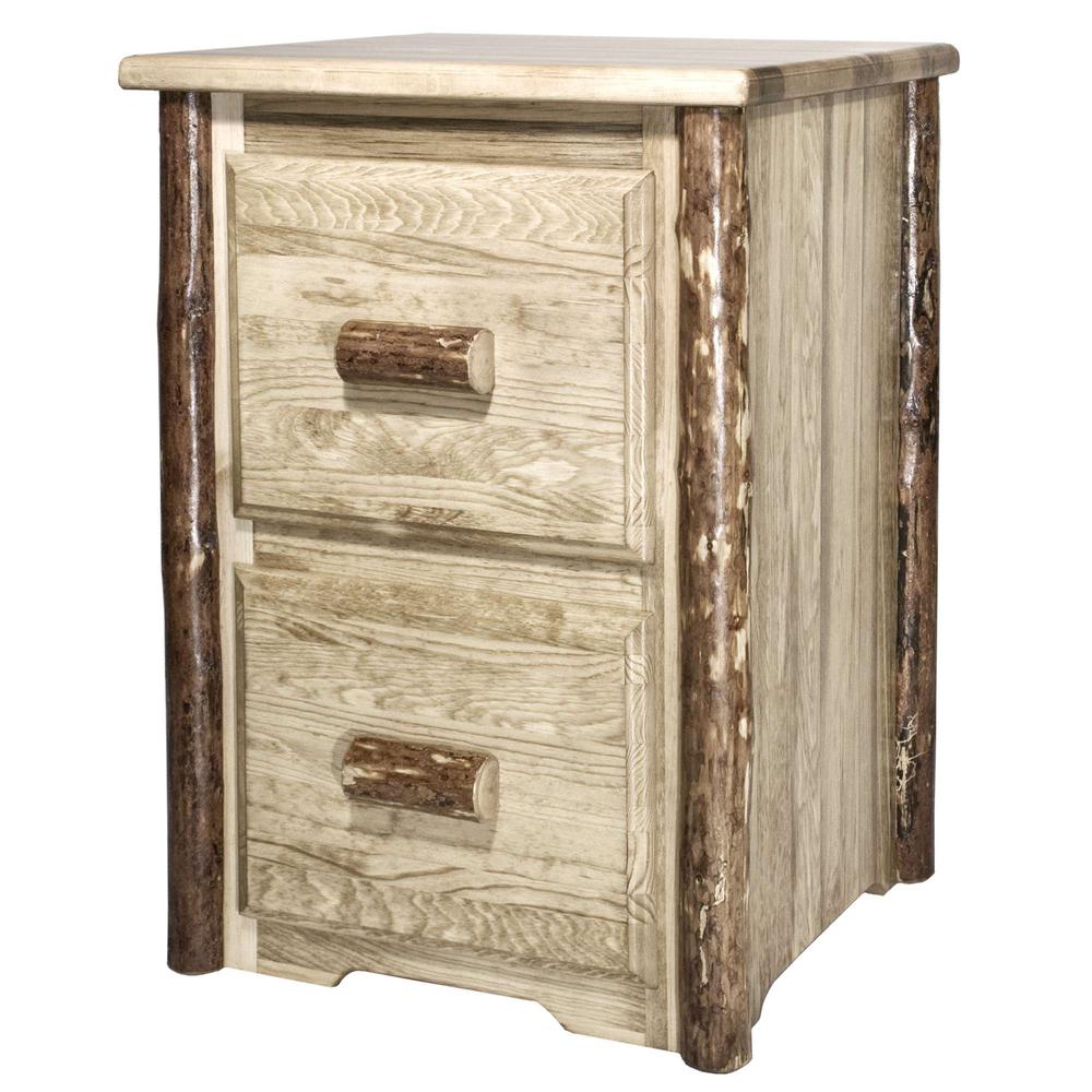 Glacier Country Collection 2 Drawer File Cabinet. Picture 2