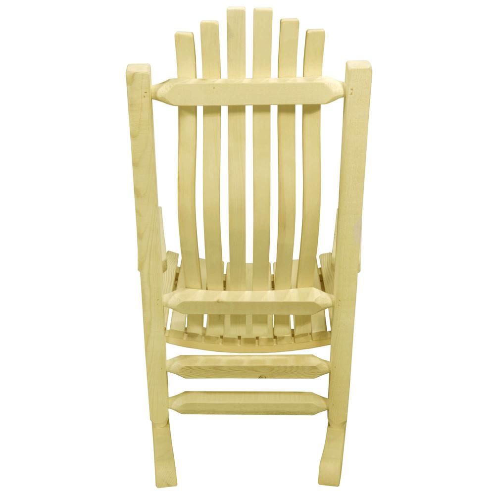 Homestead Collection Adult Rocker, Clear Exterior Finish. Picture 5