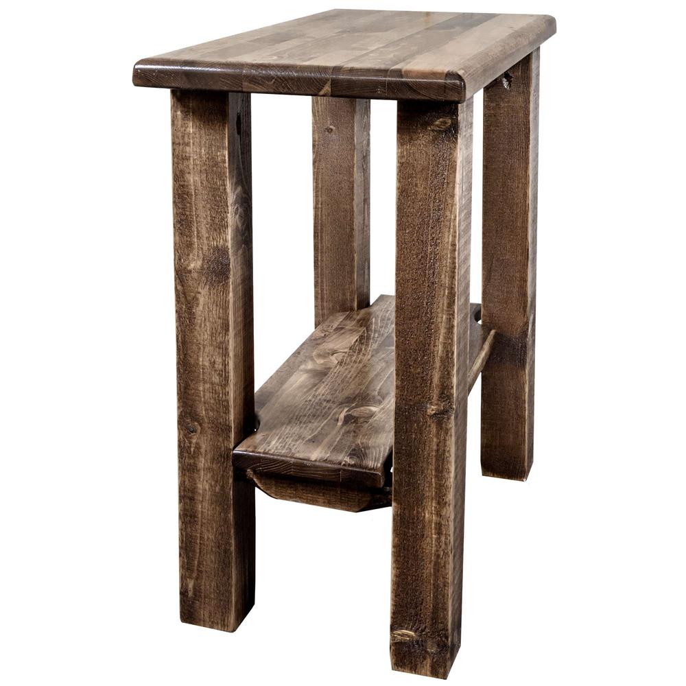 Homestead Collection Chairside Table, Stain & Lacquer Finish. Picture 4