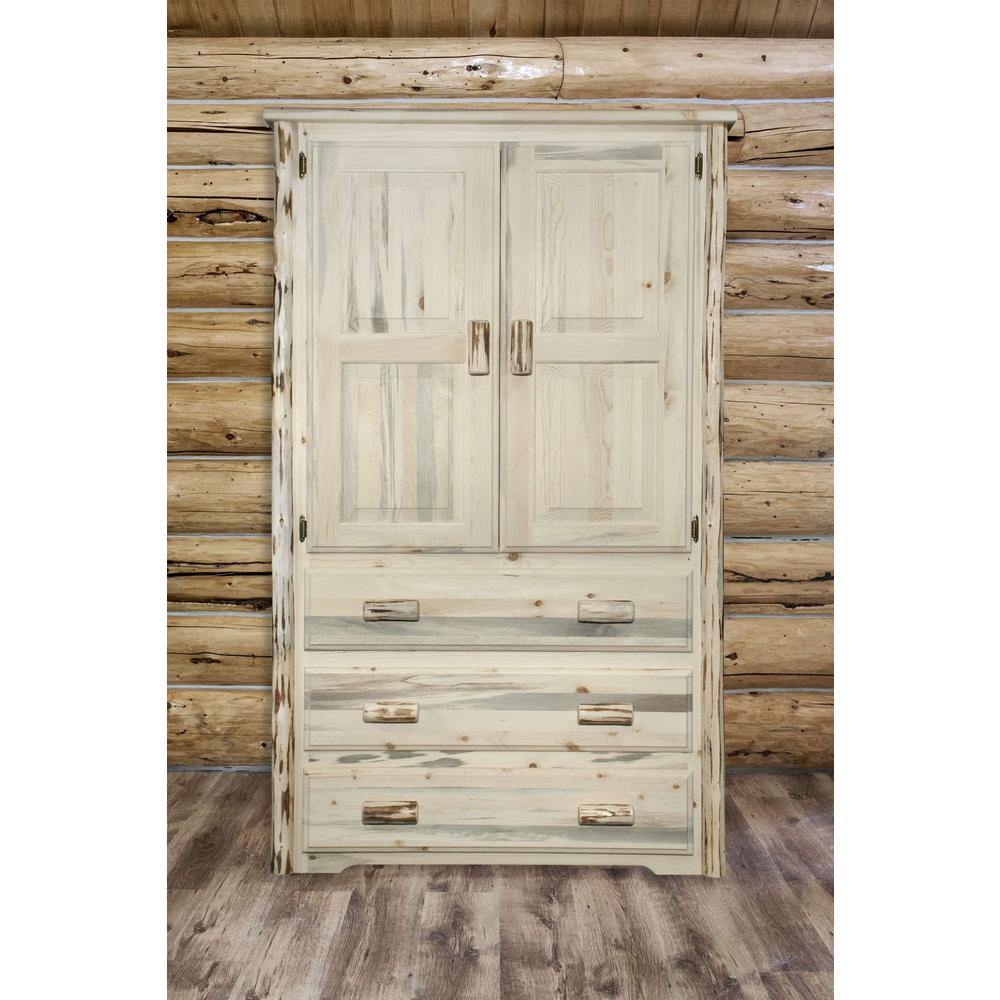Montana Collection Armoire/Wardrobe, Ready to Finish. Picture 5