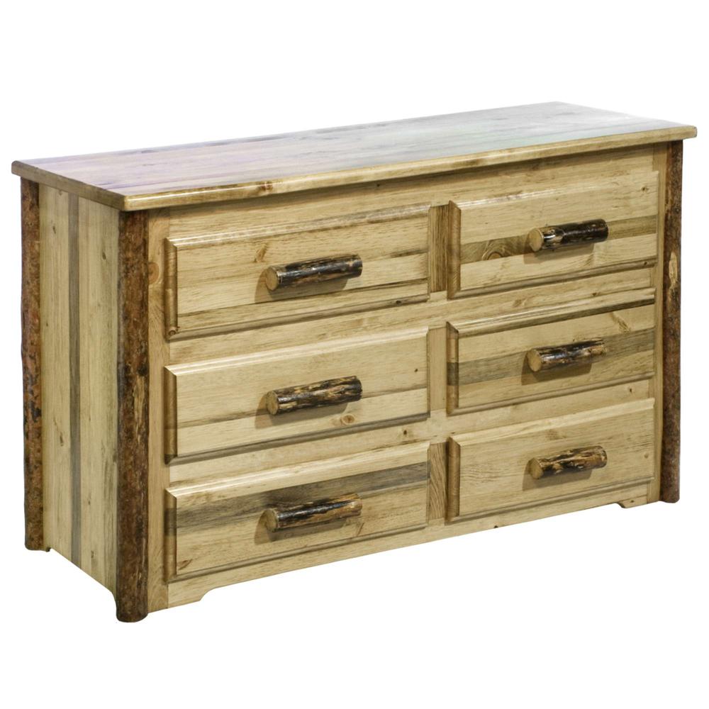 Glacier Country Collection 6 Drawer Dresser. Picture 1