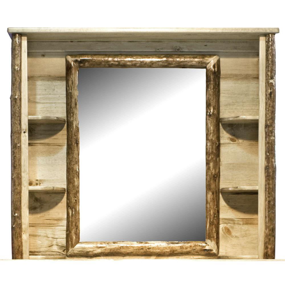 Glacier Country Collection Deluxe Dresser Mirror. Picture 1