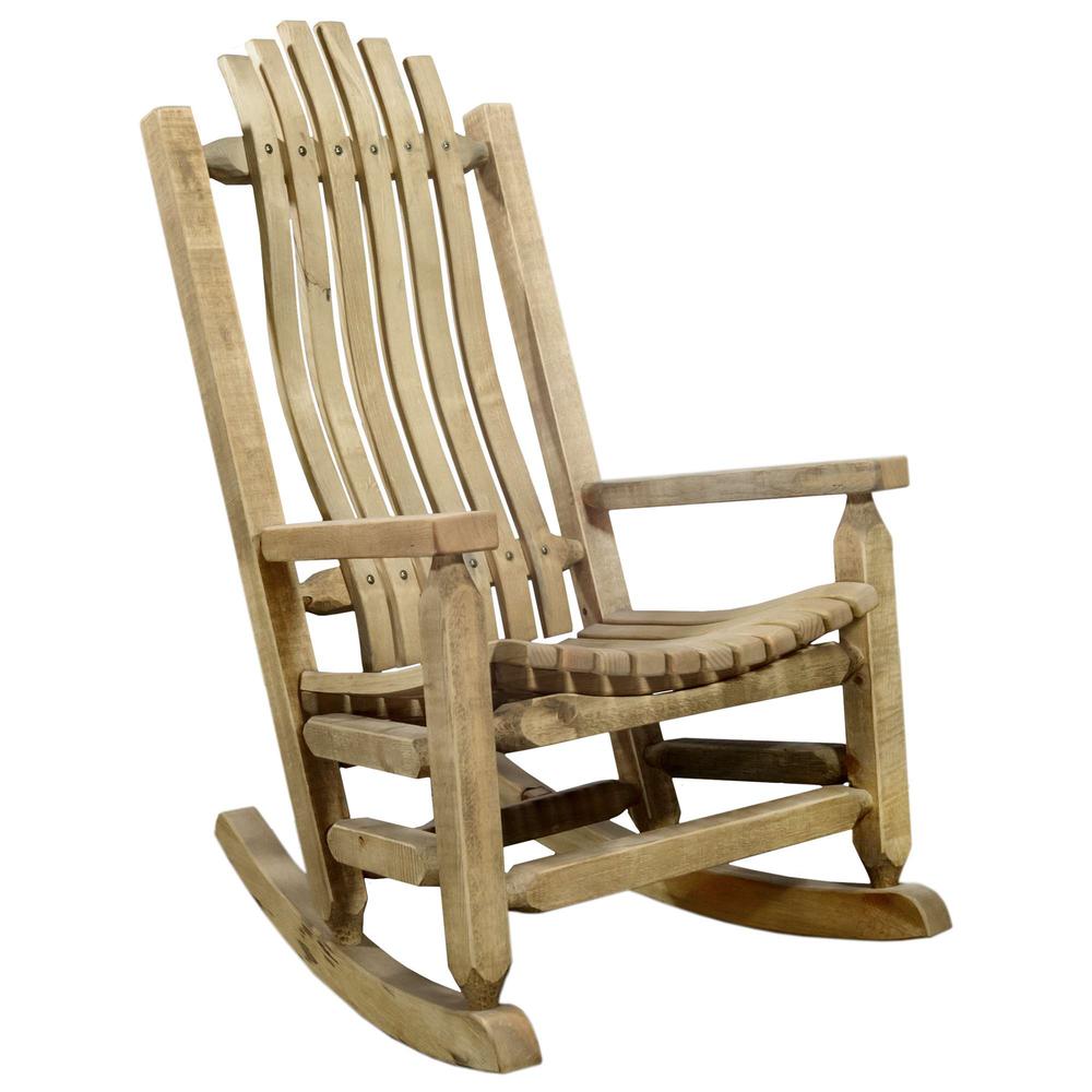 Homestead Collection Adult Rocker, Exterior Stain Finish. Picture 1