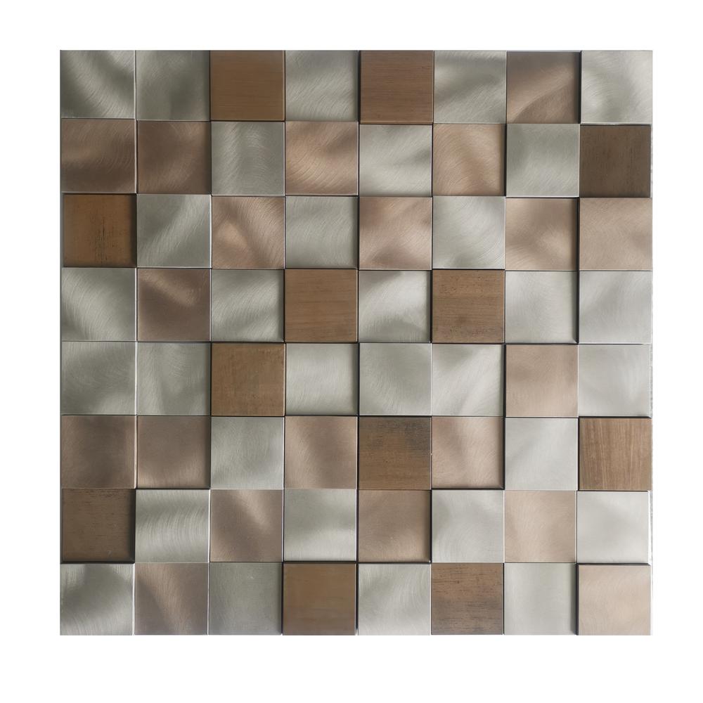Mijas 11.97" x 11.97" Peel-and-Stick Mosaic Tile. Picture 6