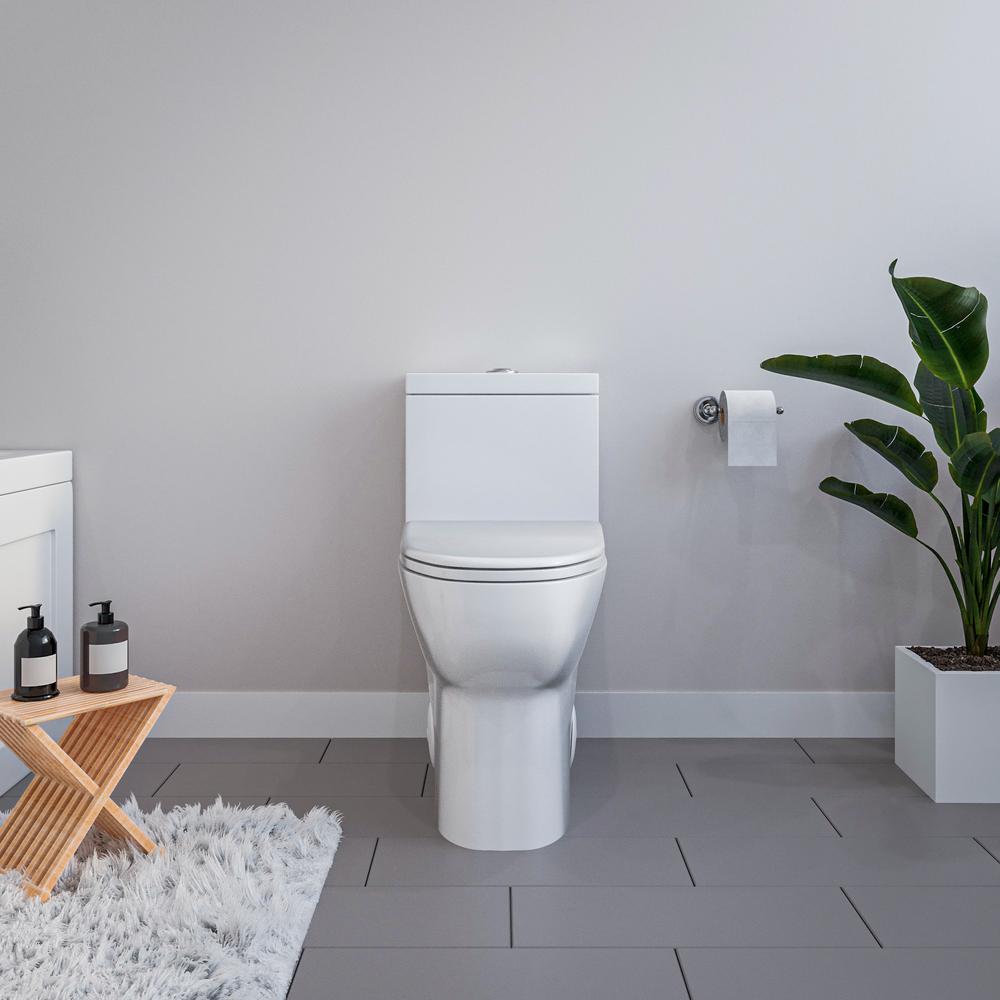 Venezia Dual Flush Elongated One-Piece Toilet (Seat Included). Picture 10