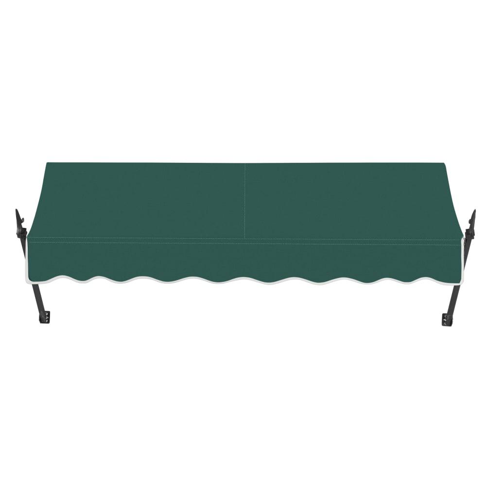 Awntech 10.375 ft New Orleans Fixed Awning Acrylic Fabric, Forest. Picture 2