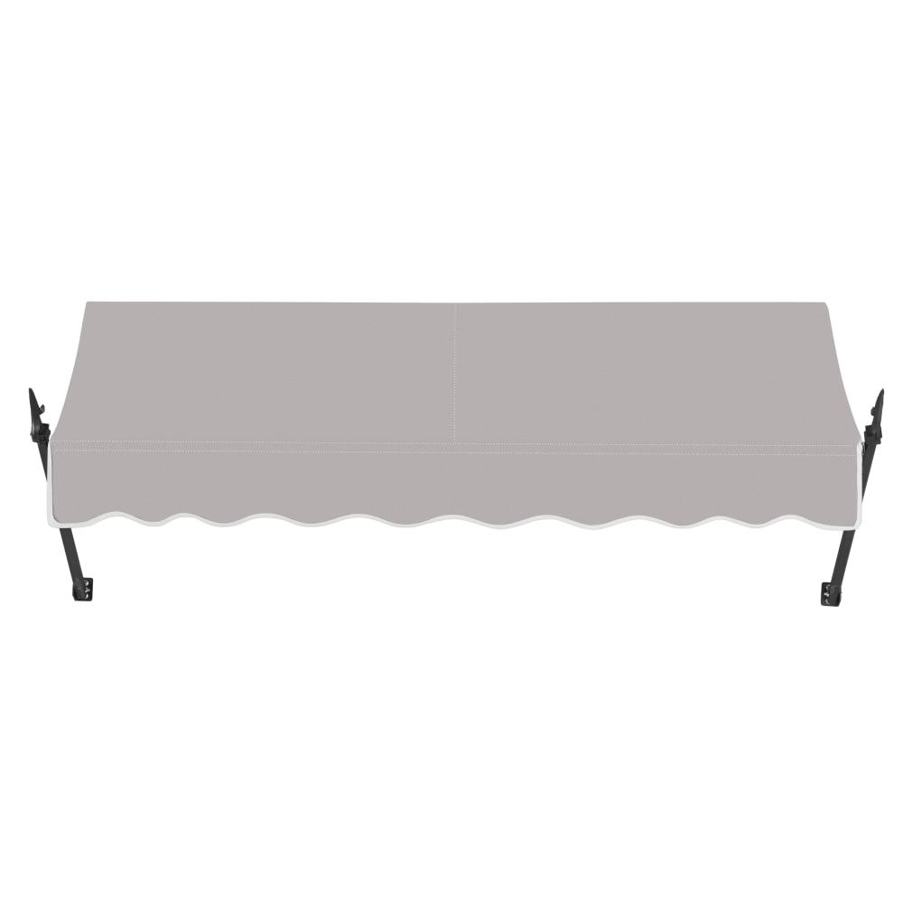 Awntech 5.375 ft New Orleans Fixed Awning Acrylic Fabric, Gray. Picture 2