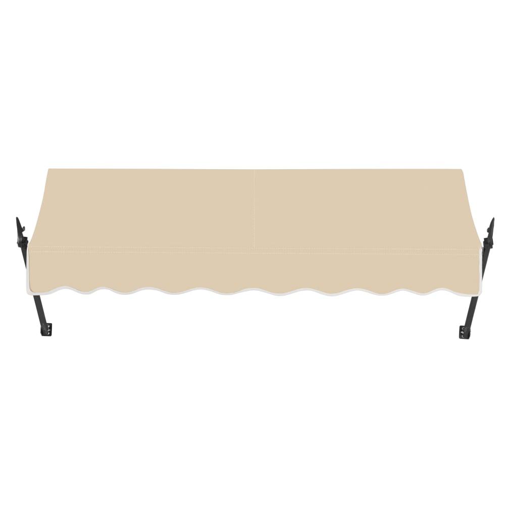 Awntech 10.375 ft New Orleans Fixed Awning Acrylic Fabric, Tan. Picture 2