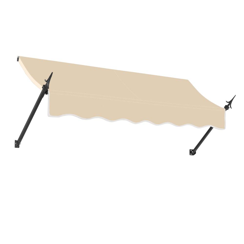 Awntech 10.375 ft New Orleans Fixed Awning Acrylic Fabric, Tan. Picture 1