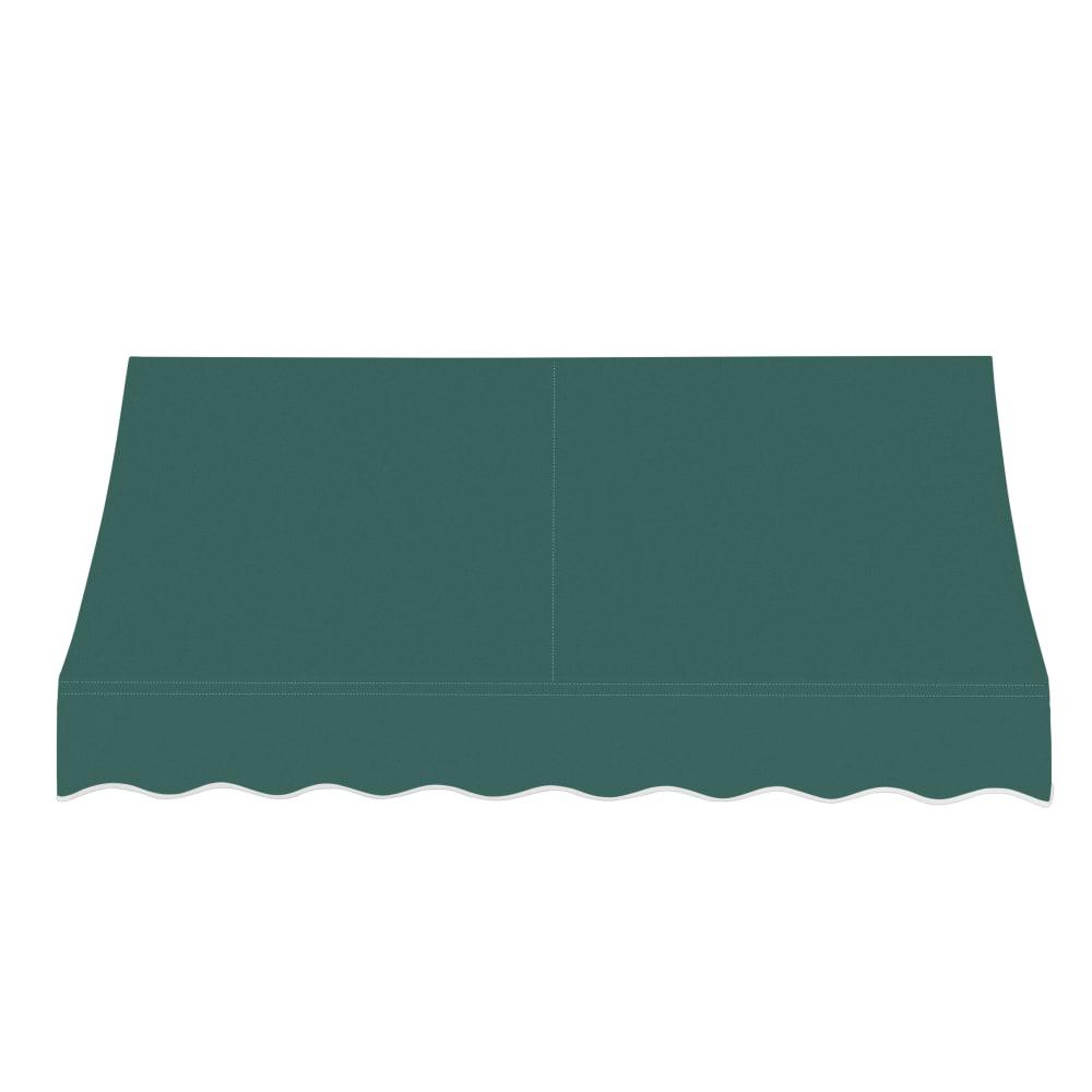 Awntech 8.375 ft Nantucket Fixed Awning Acrylic Fabric, Forest. Picture 2