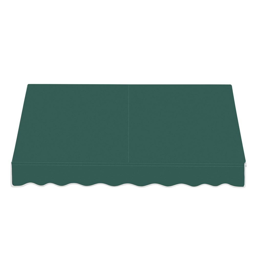 Awntech 8.375 ft Dallas Retro Fixed Awning Acrylic Fabric, Forest. Picture 2