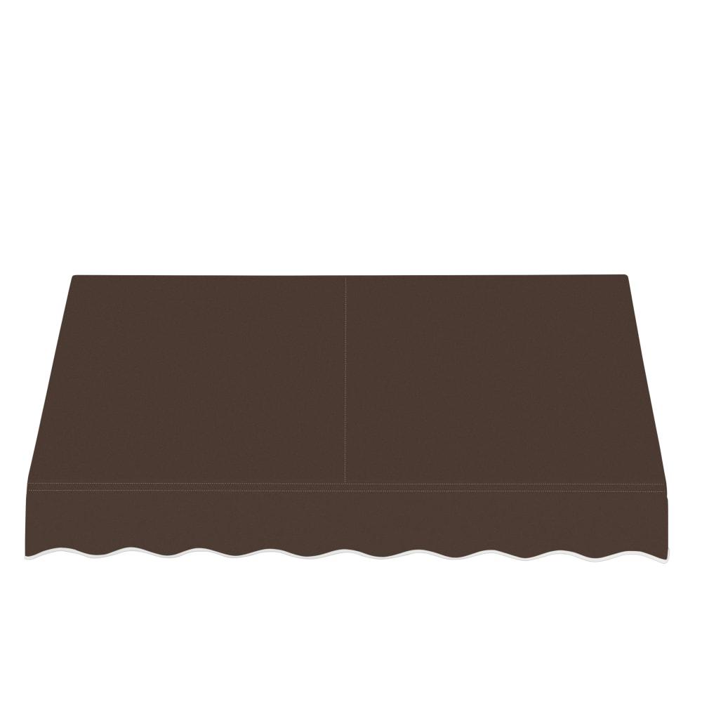 Awntech 8.375 ft San Francisco Fixed Awning Acrylic Fabric, Brown. Picture 2