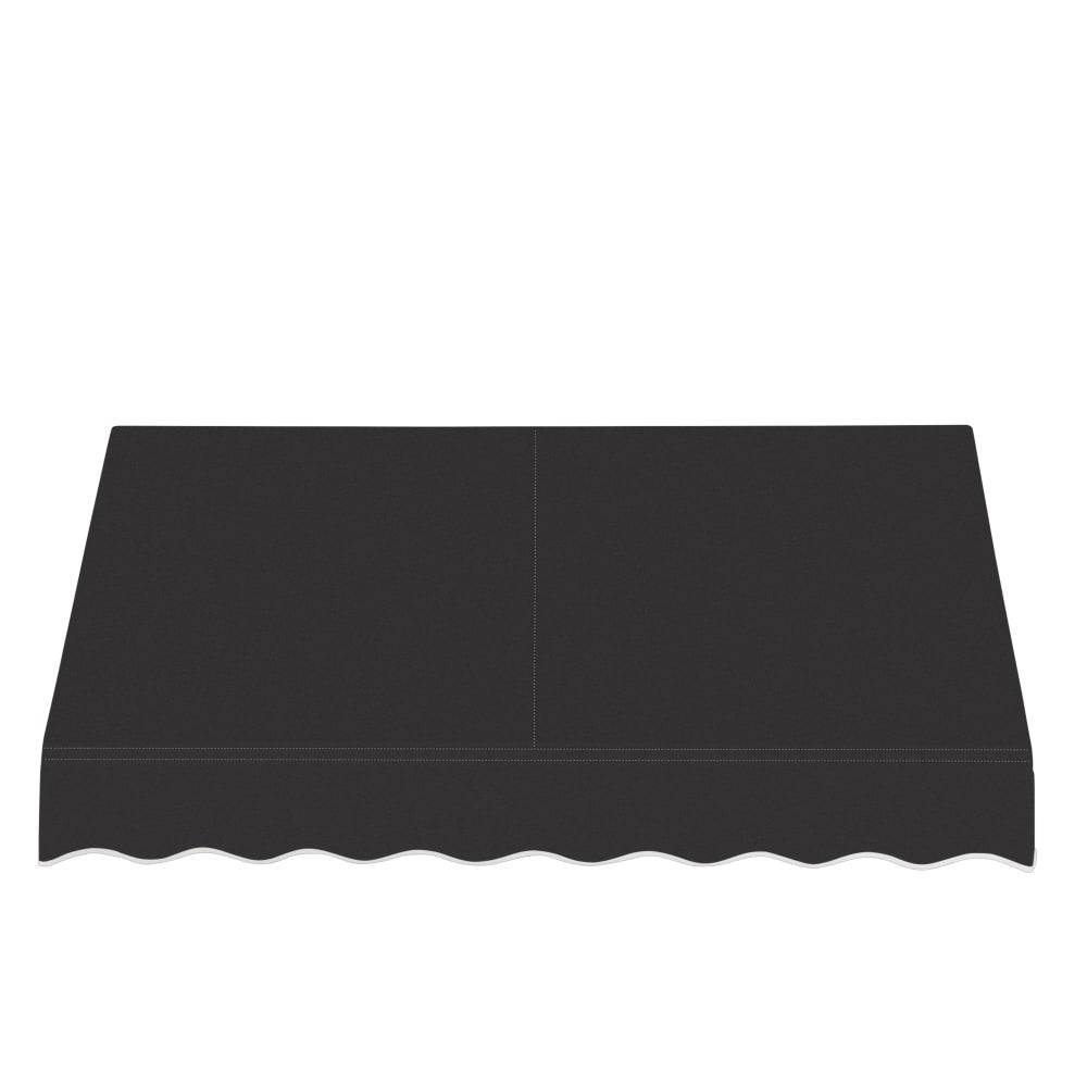 Awntech 8.375 ft San Francisco Fixed Awning Acrylic Fabric, Black. Picture 2