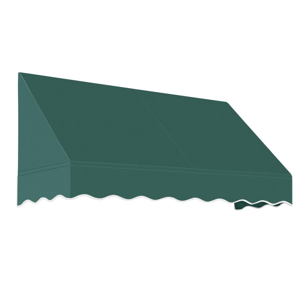 Awntech 8.375 ft San Francisco Fixed Awning Acrylic Fabric, Forest. Picture 1