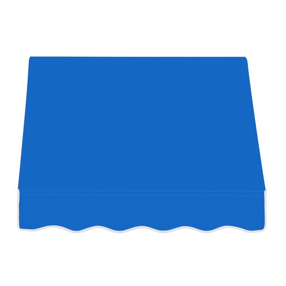 Awntech 4.375 ft Dallas Retro Fixed Awning Acrylic Fabric, Bright Blue. Picture 2