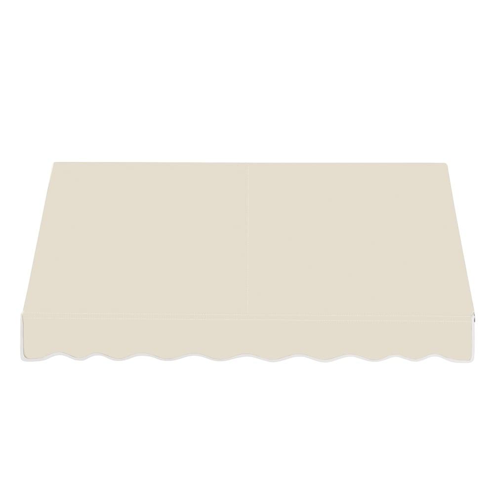 Awntech 6.375 ft Dallas Retro Fixed Awning Acrylic Fabric, Linen. Picture 2