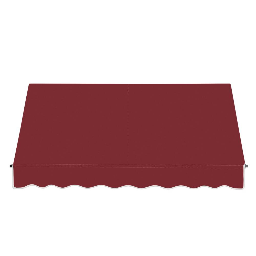 Awntech 10.375 ft Santa Fe Fixed Awning Acrylic Fabric, Burgundy. Picture 2