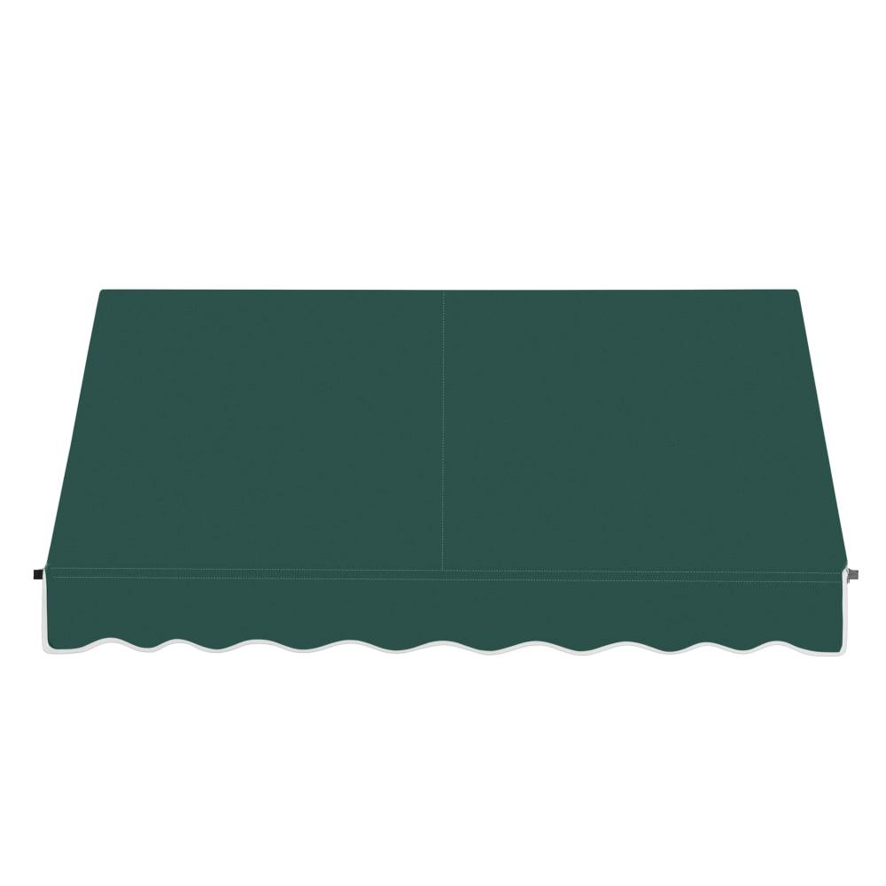 Awntech 5.375 ft Santa Fe Fixed Awning Acrylic Fabric, Forest. Picture 2