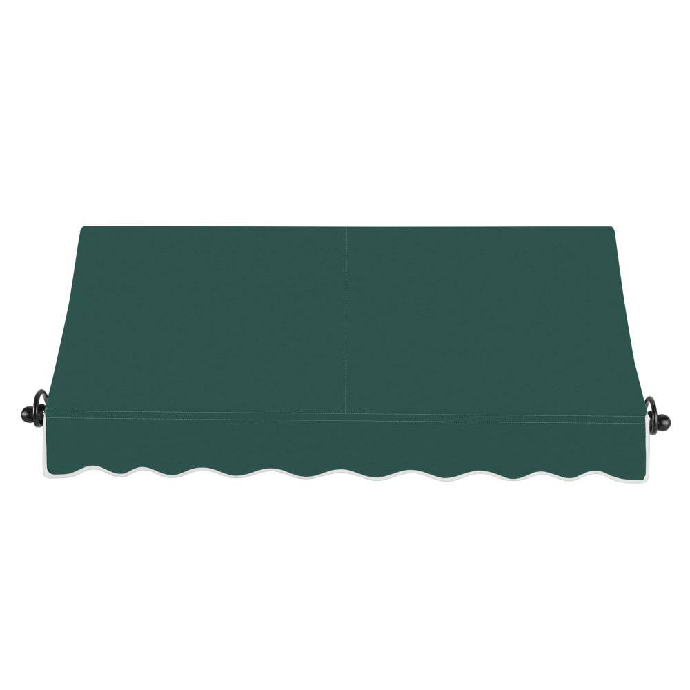 Awntech 5.375 ft Charleston Fixed Awning Acrylic Fabric, Forest. Picture 2