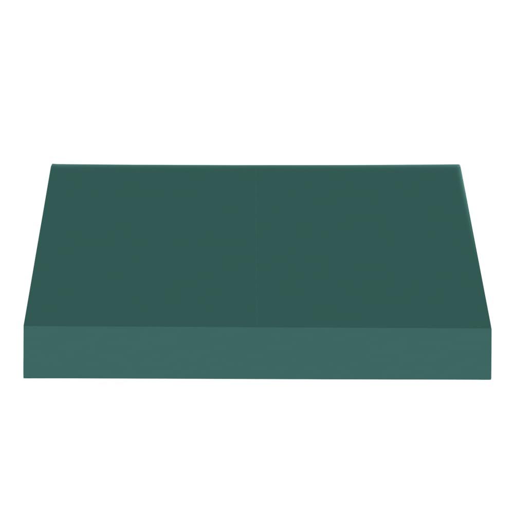 Awntech 6.375 ft New Yorker Fixed Awning Acrylic Fabric, Forest. Picture 2