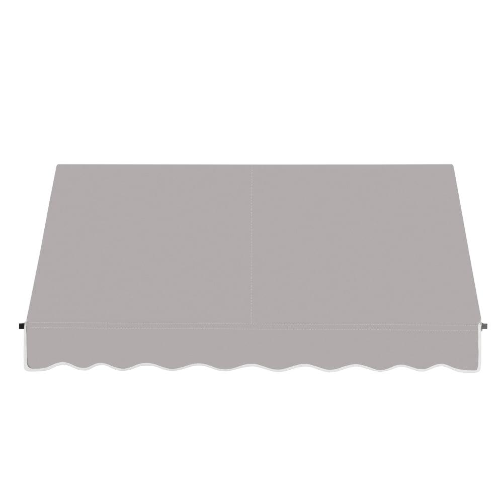 Awntech 5.375 ft Santa Fe Fixed Awning Acrylic Fabric, Gray. Picture 2