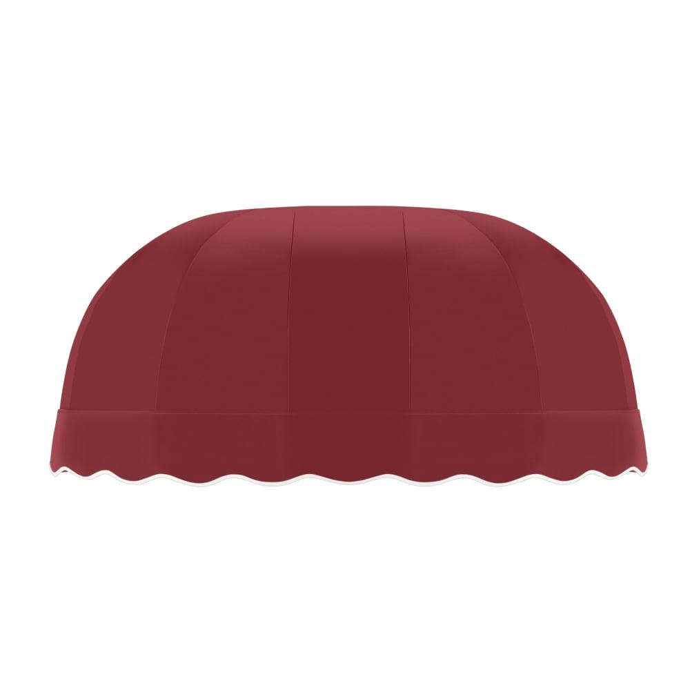 Awntech 3.375 ft Chicago Fixed Awning Acrylic Fabric, Burgundy. Picture 2