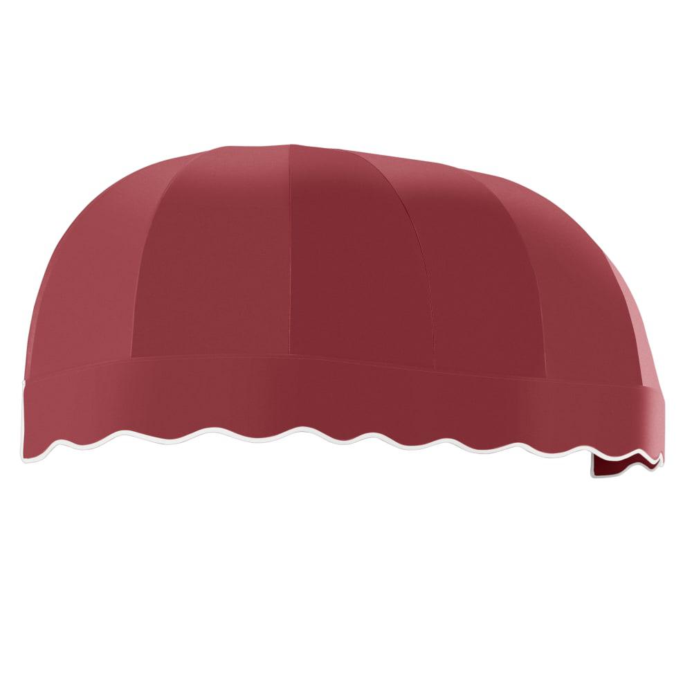 Awntech 3.375 ft Chicago Fixed Awning Acrylic Fabric, Burgundy. Picture 1
