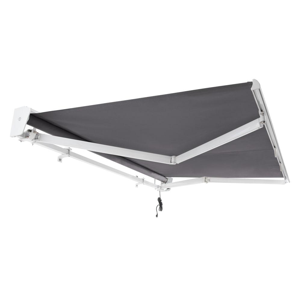 12' x 10' Destin Right Motor Right Motorized Patio Retractable Awning, Gunmetal. Picture 7